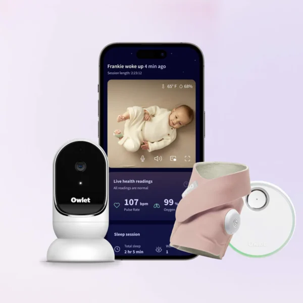 Owlet Dream Duo - Κάλτσα Owlet Dream (Dusty Rose) & Owlet Cam 2